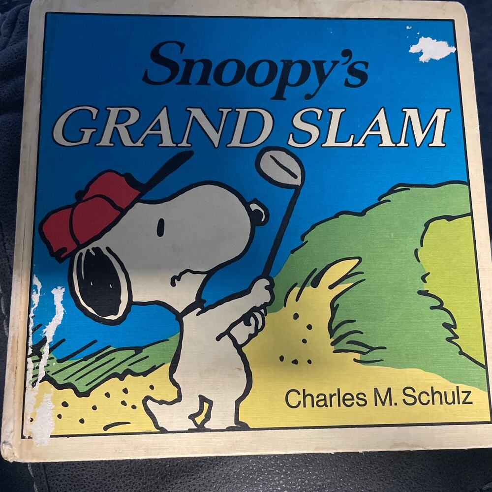 PEANUTS: SNOOPY'S GRAND SLAM HC (1972 Series)  first edition Charles M. Schultz